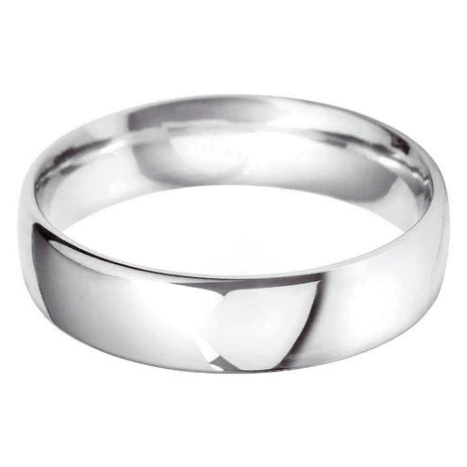 6mm Court Shape Wedding Band in 9ct Gold