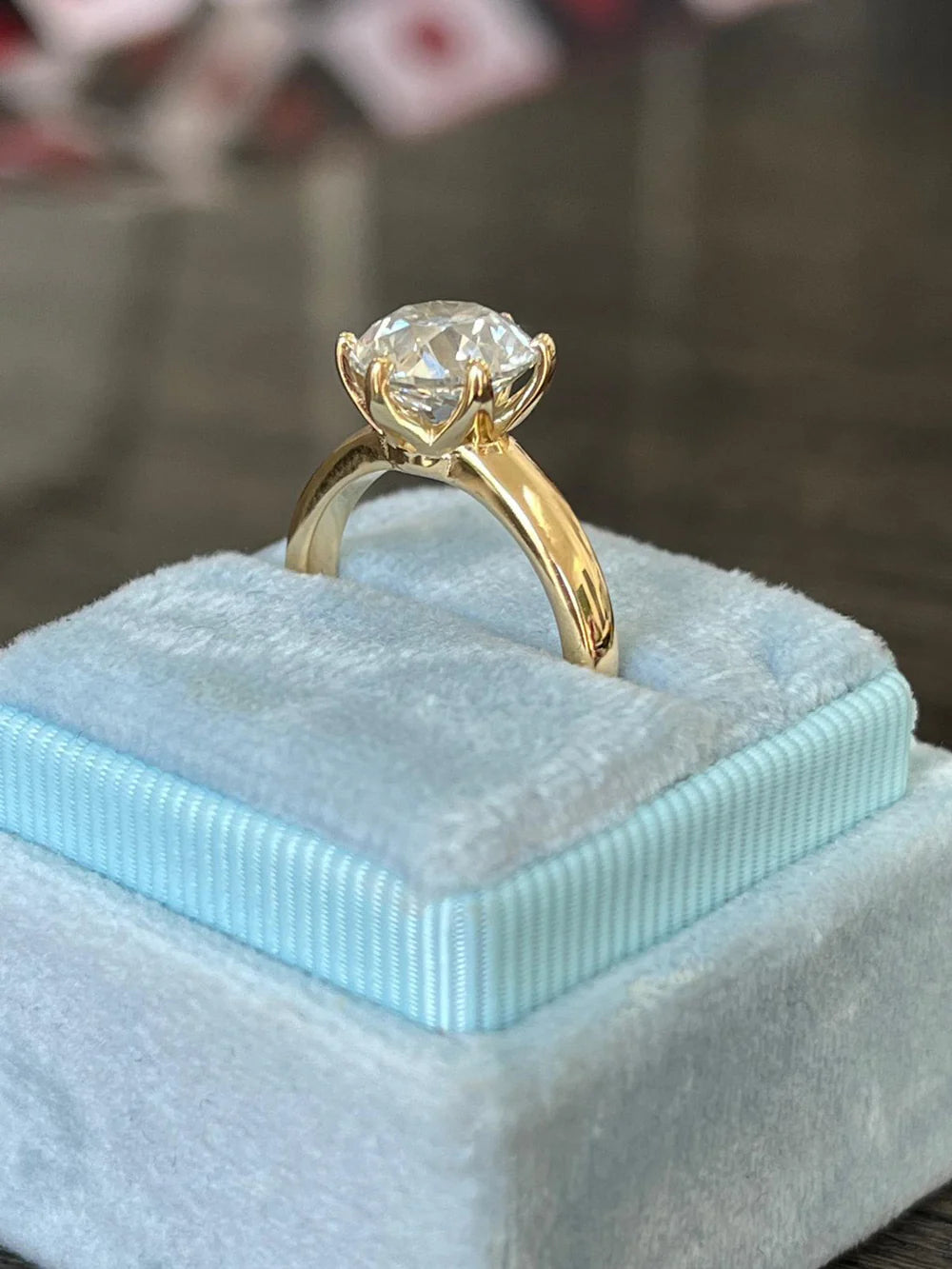 Heritage 2.50CT + Old Cut Lab Grown Diamond Solitaire Engagement Ring, at Least F Colour / VS Clarity