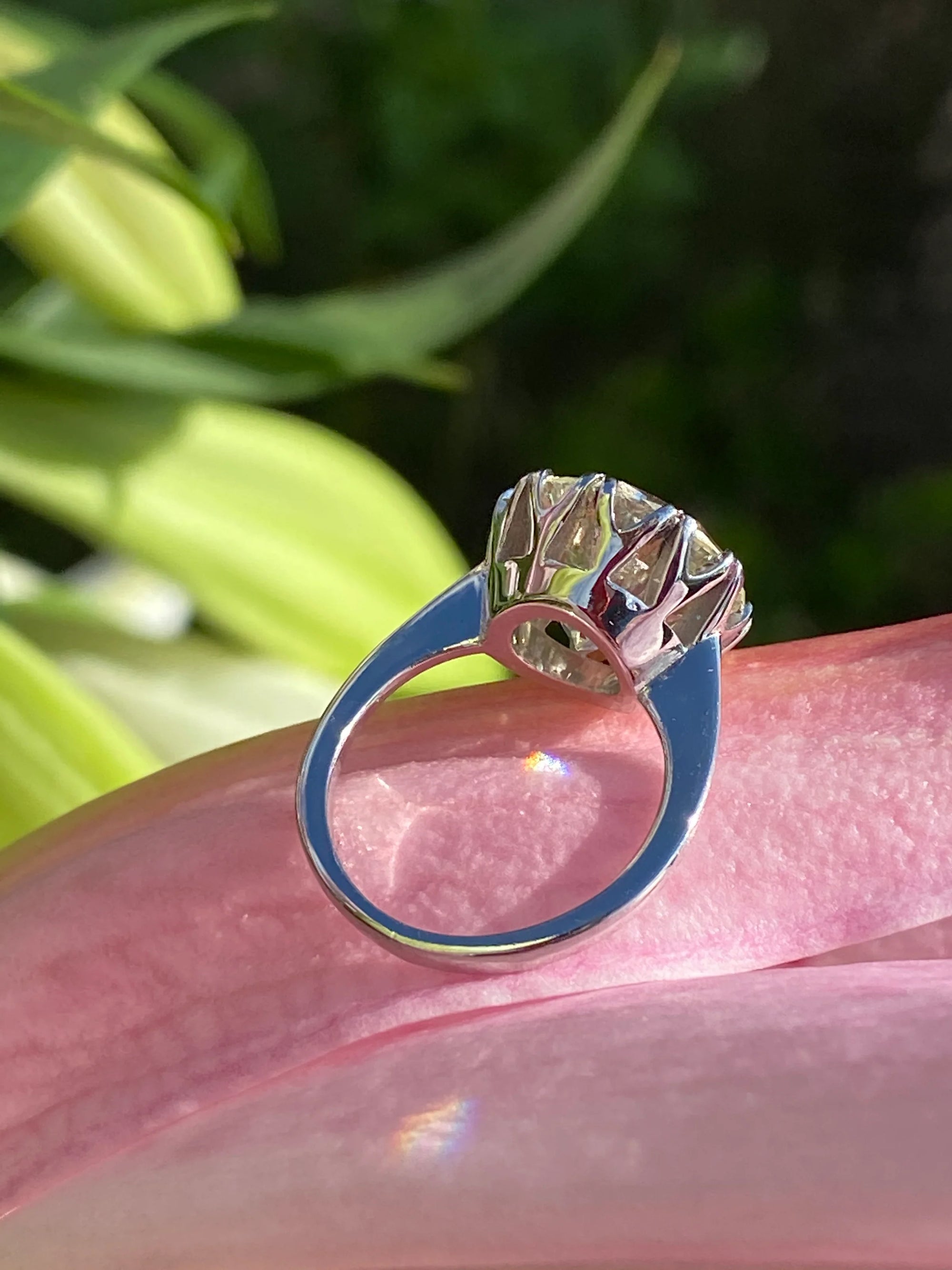 Heritage 6.00 CT + Lab Grown Diamond Solitaire Engagement Ring, at Least F Colour / VVS Clarity