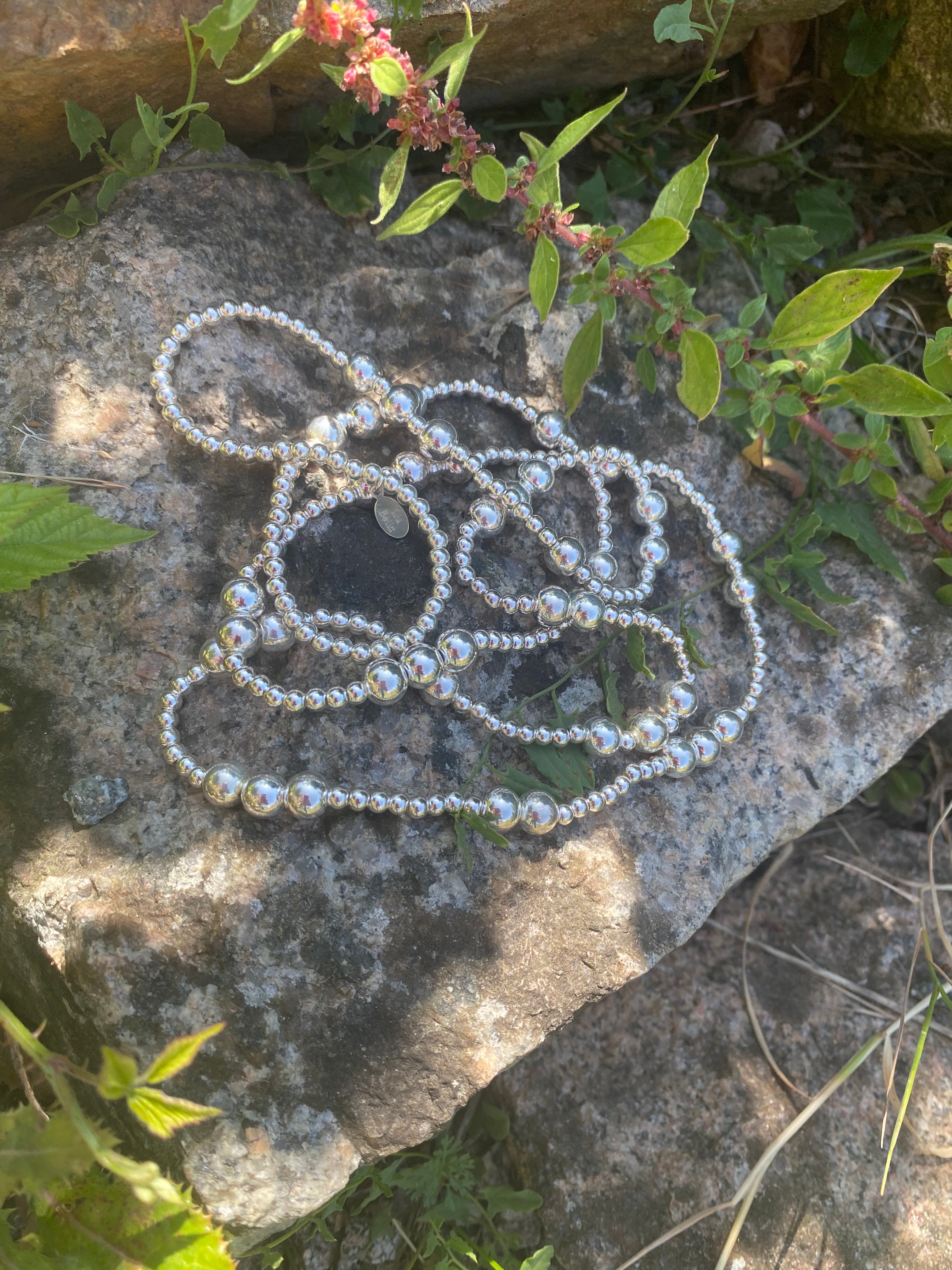 Opera Length Statement Sterling Silver Necklace