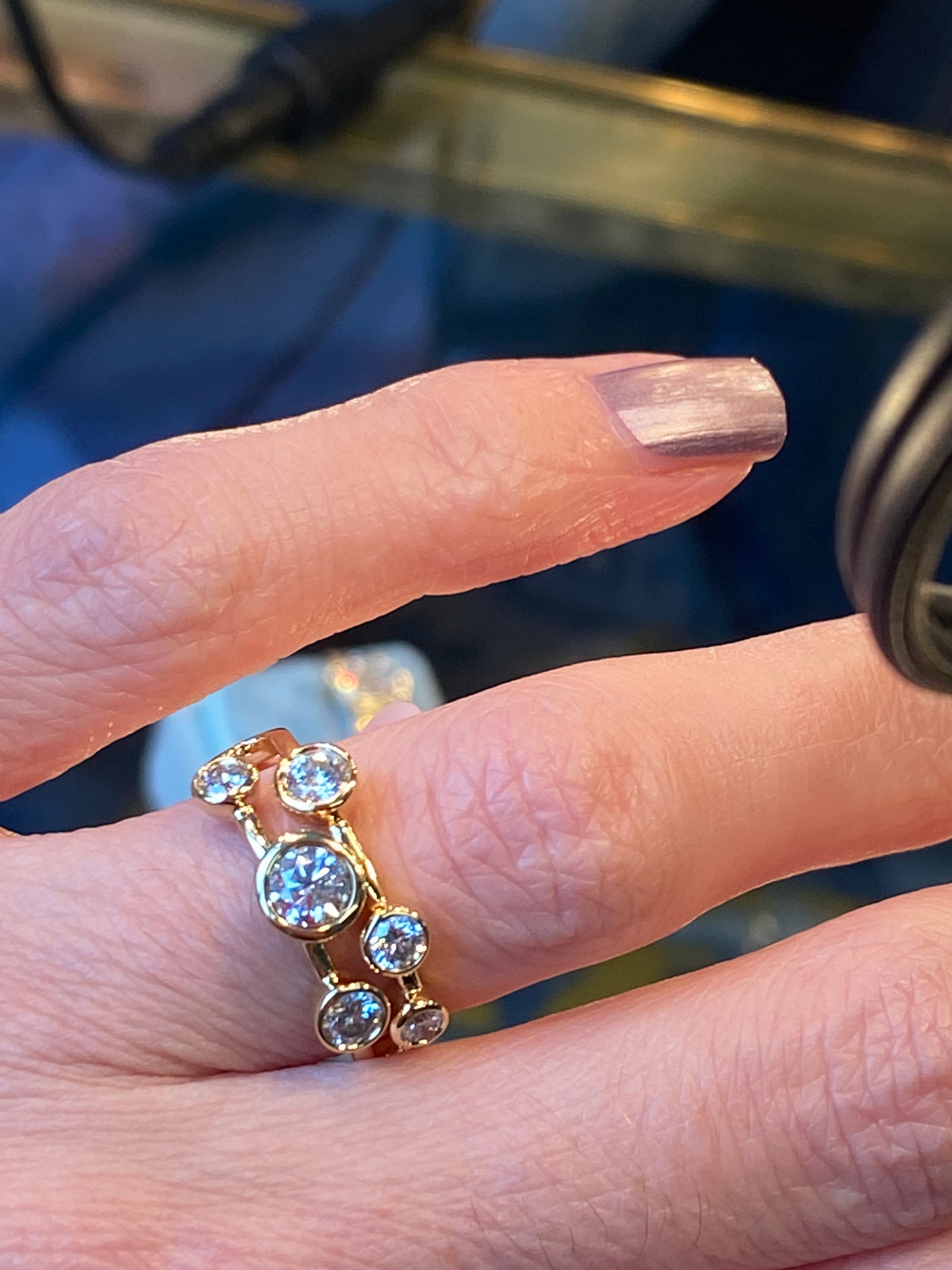 0.82 CTW Natural Diamond Ring in 18ct Yellow Gold