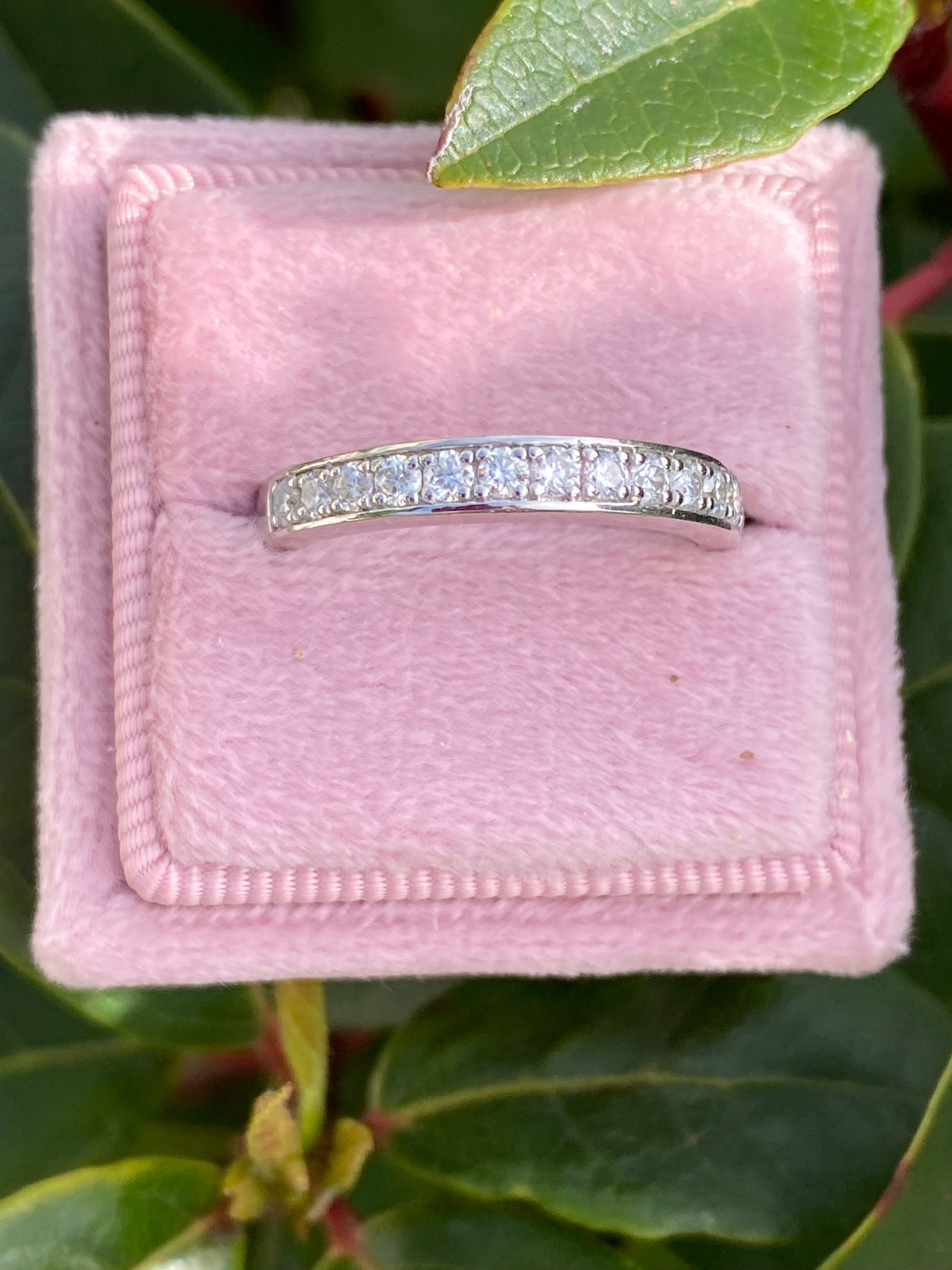 0.50ctw Moissanite Eternity Stacking Ring