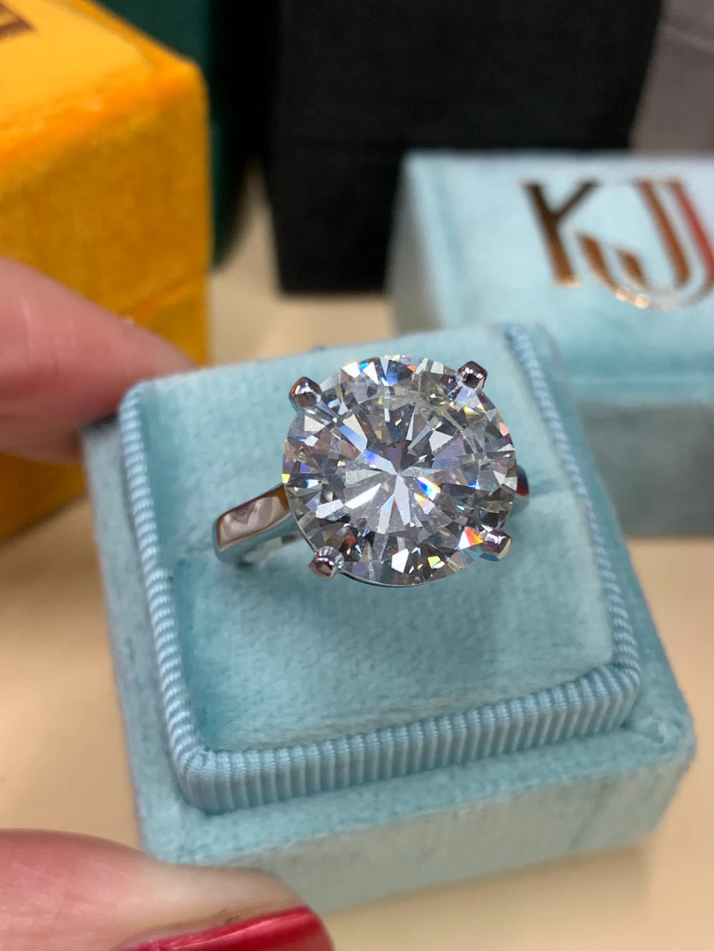Heritage 8.00CT + Lab Grown Diamond Solitaire Engagement Ring, at Least F Colour / VVS Clarity