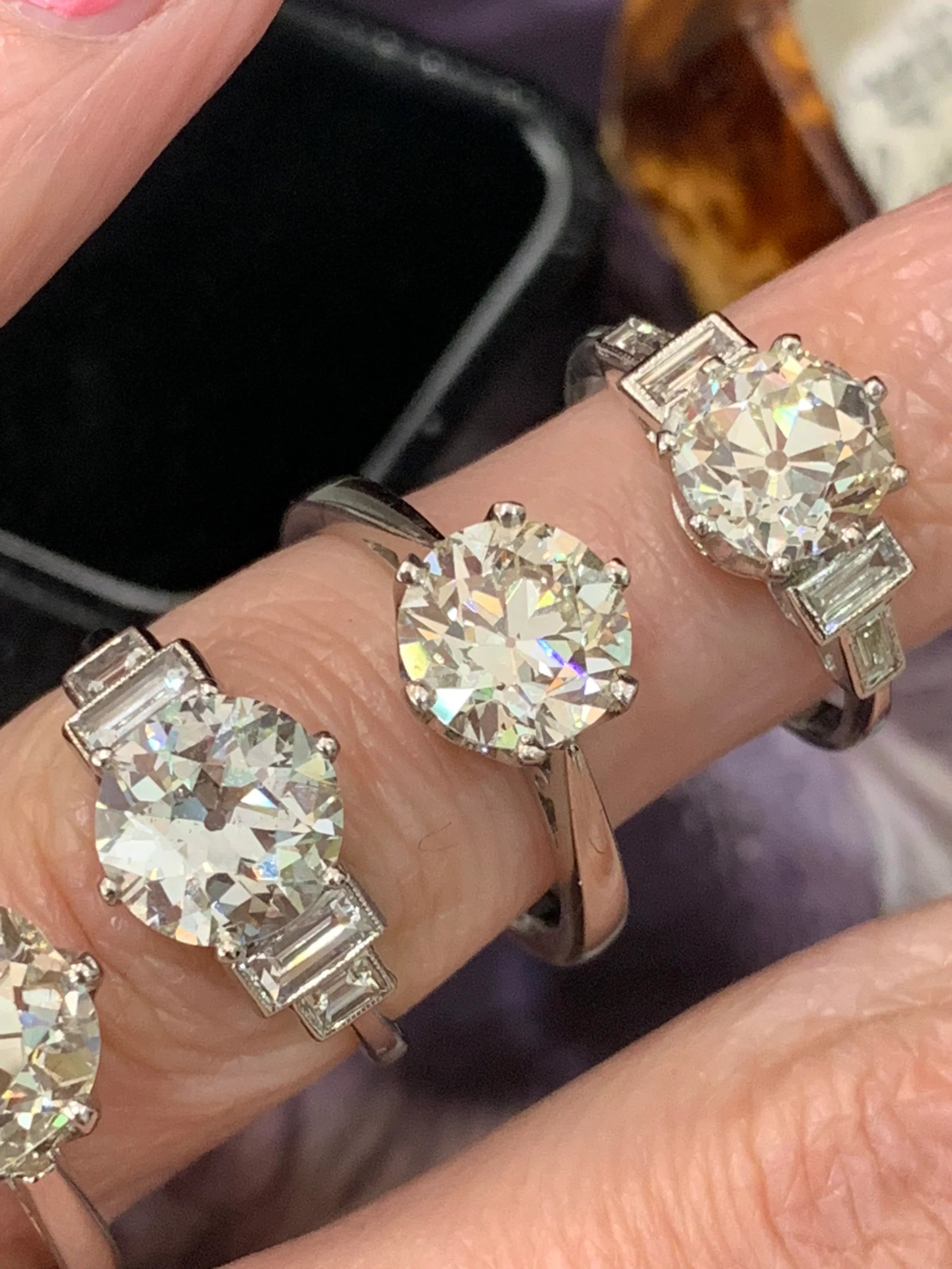 Heritage 2.00CT + Old Cut Lab Grown Diamond Engagement Ring, at Least F Colour / VS Clarity