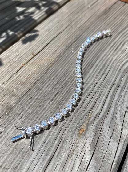 17.00 CTW Lab Grown Diamond Tennis Bracelet in Platinum
