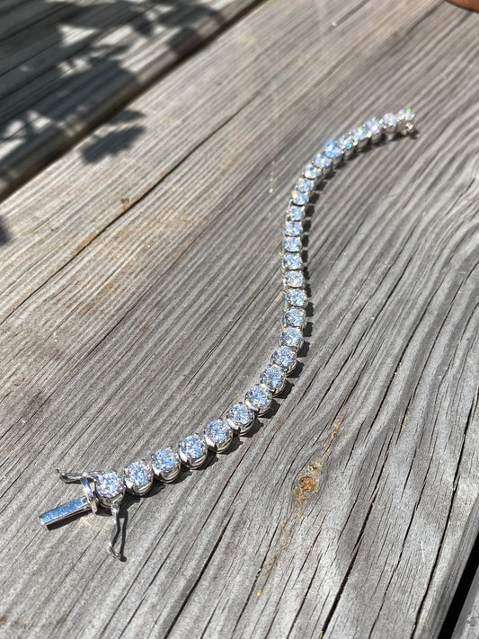 17.00 CTW Lab Grown Diamond Tennis Bracelet in Platinum