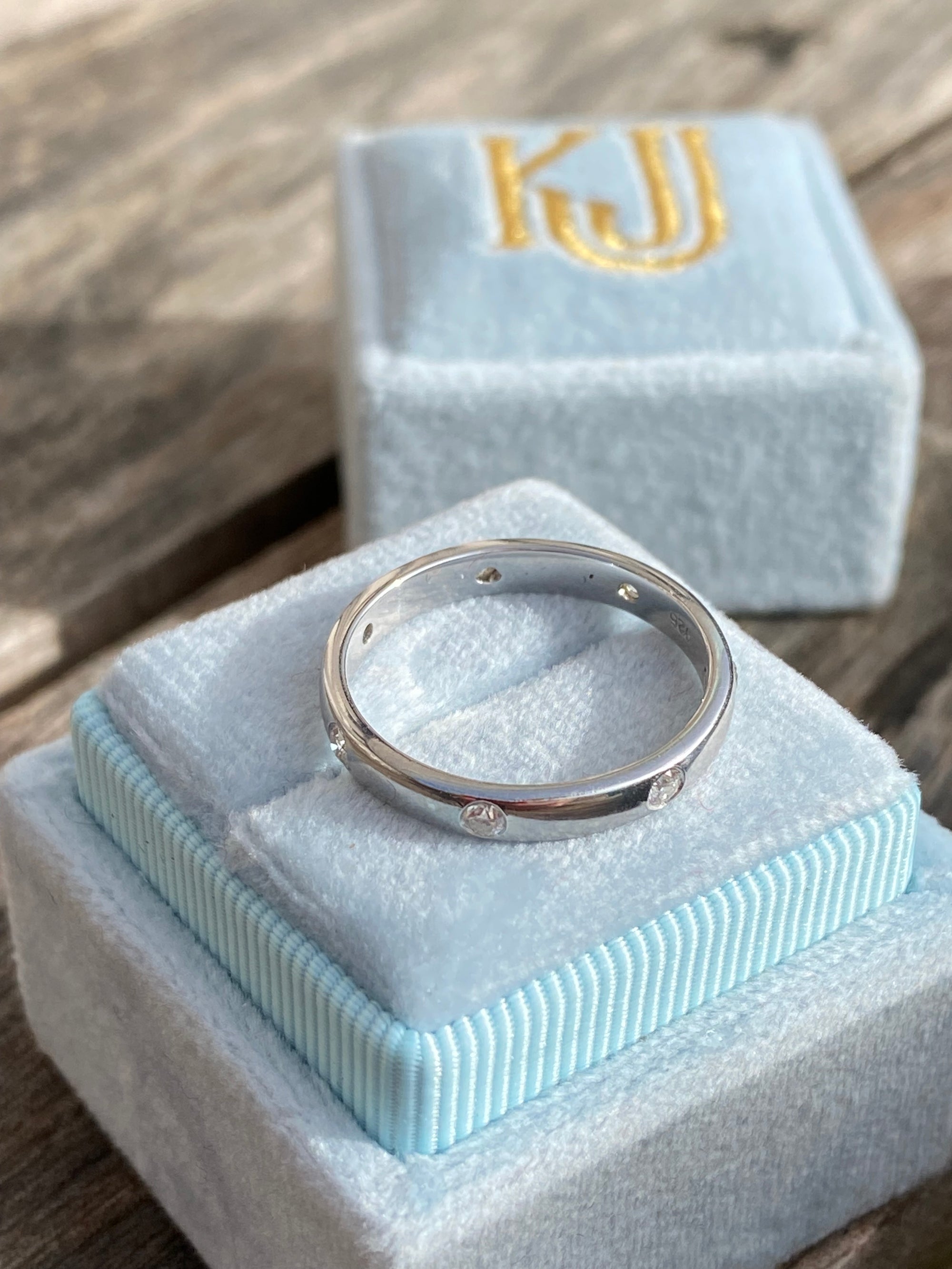 0.25ctw Moissanite Eternity Stacking Ring