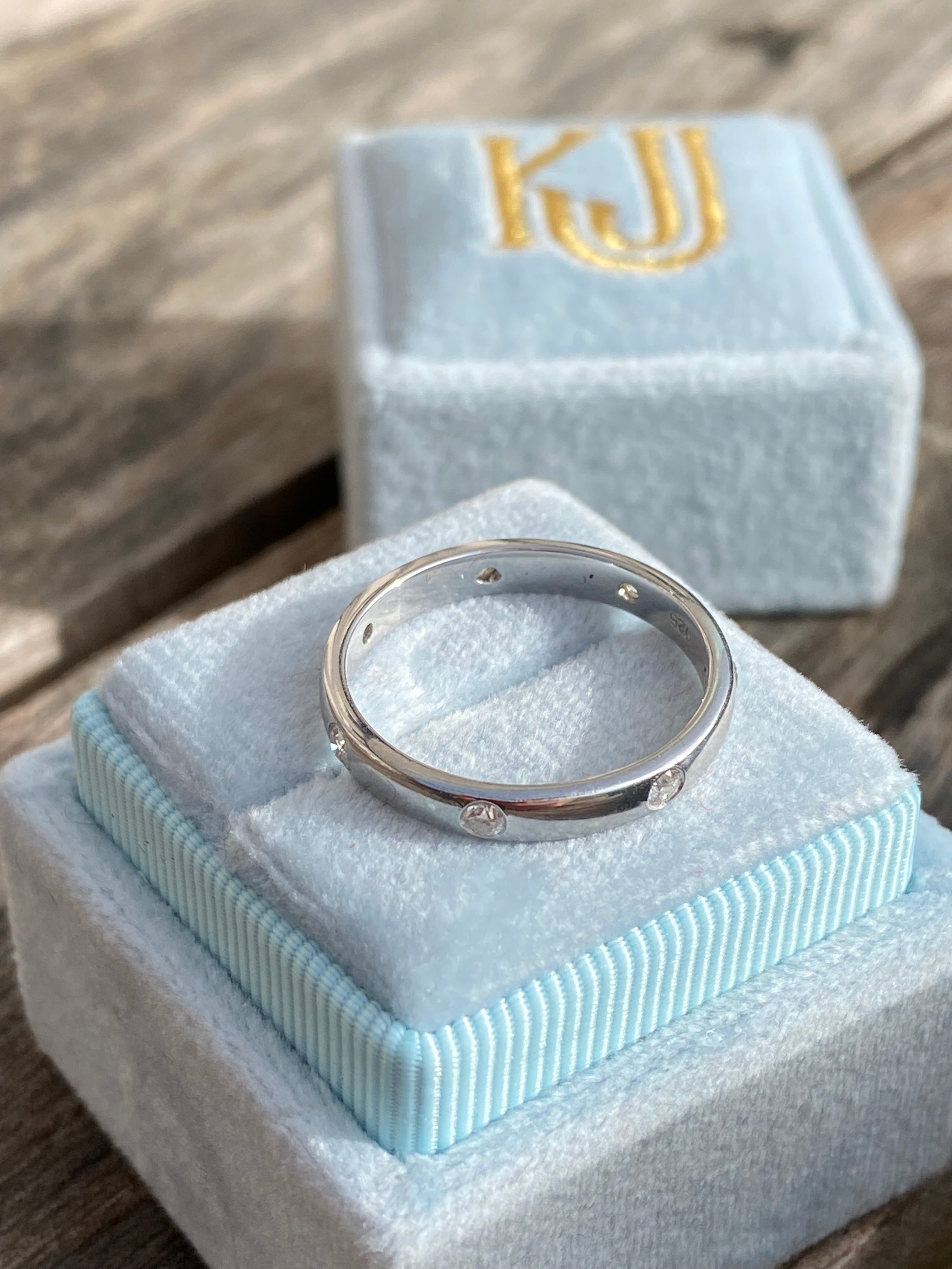 0.25ctw Moissanite Eternity Stacking Ring