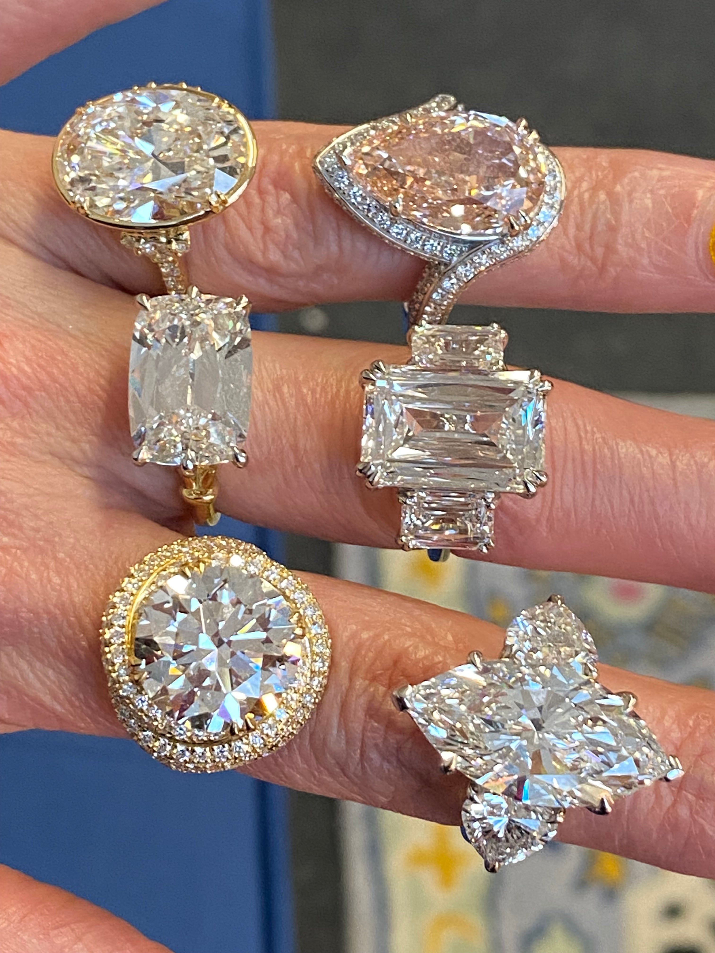 10.04 Carat Oval Cut Lab Diamond Solitaire Engagement Ring in 18ct Yellow Gold