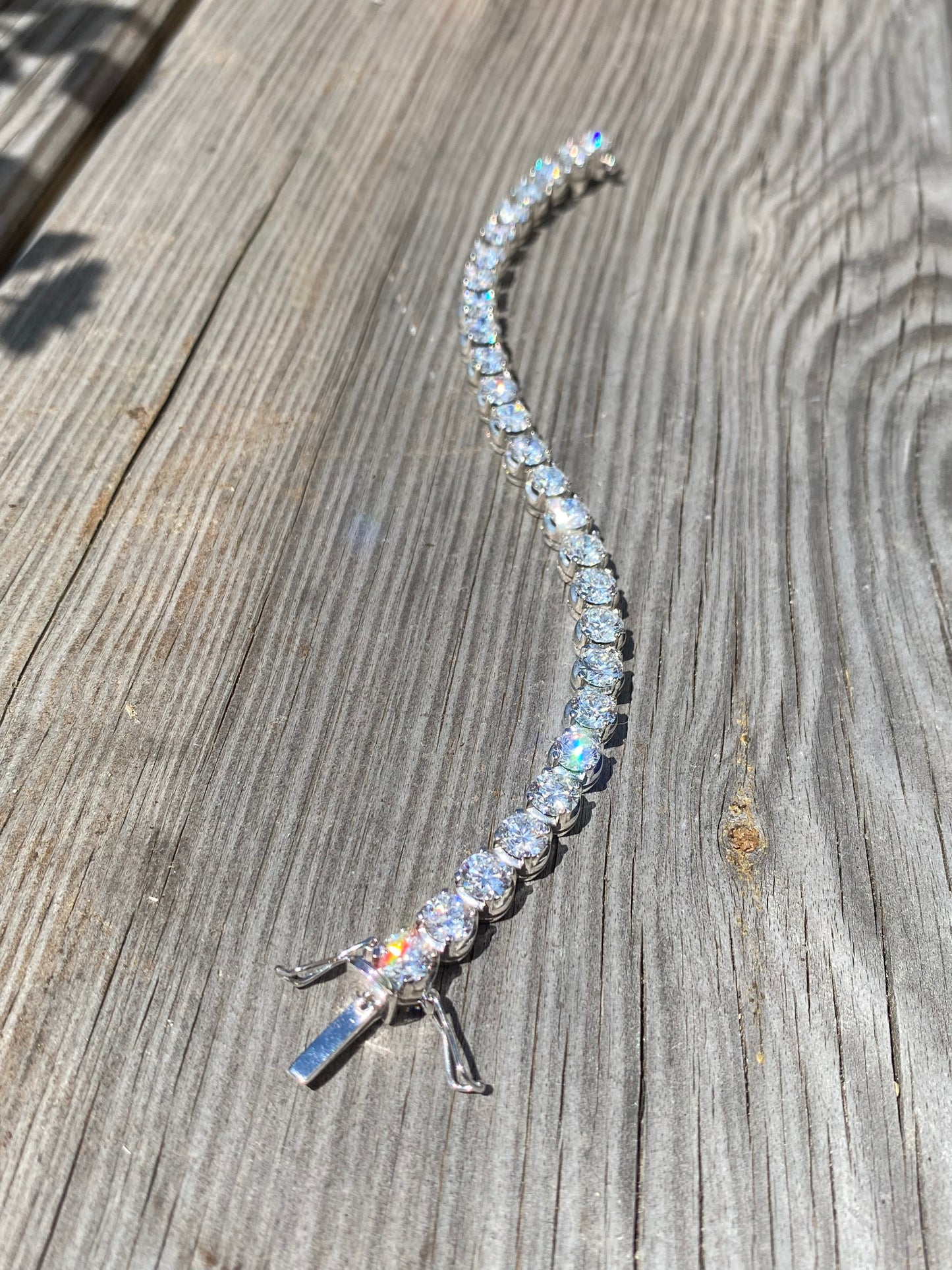 17.00 CTW Lab Grown Diamond Tennis Bracelet in Platinum