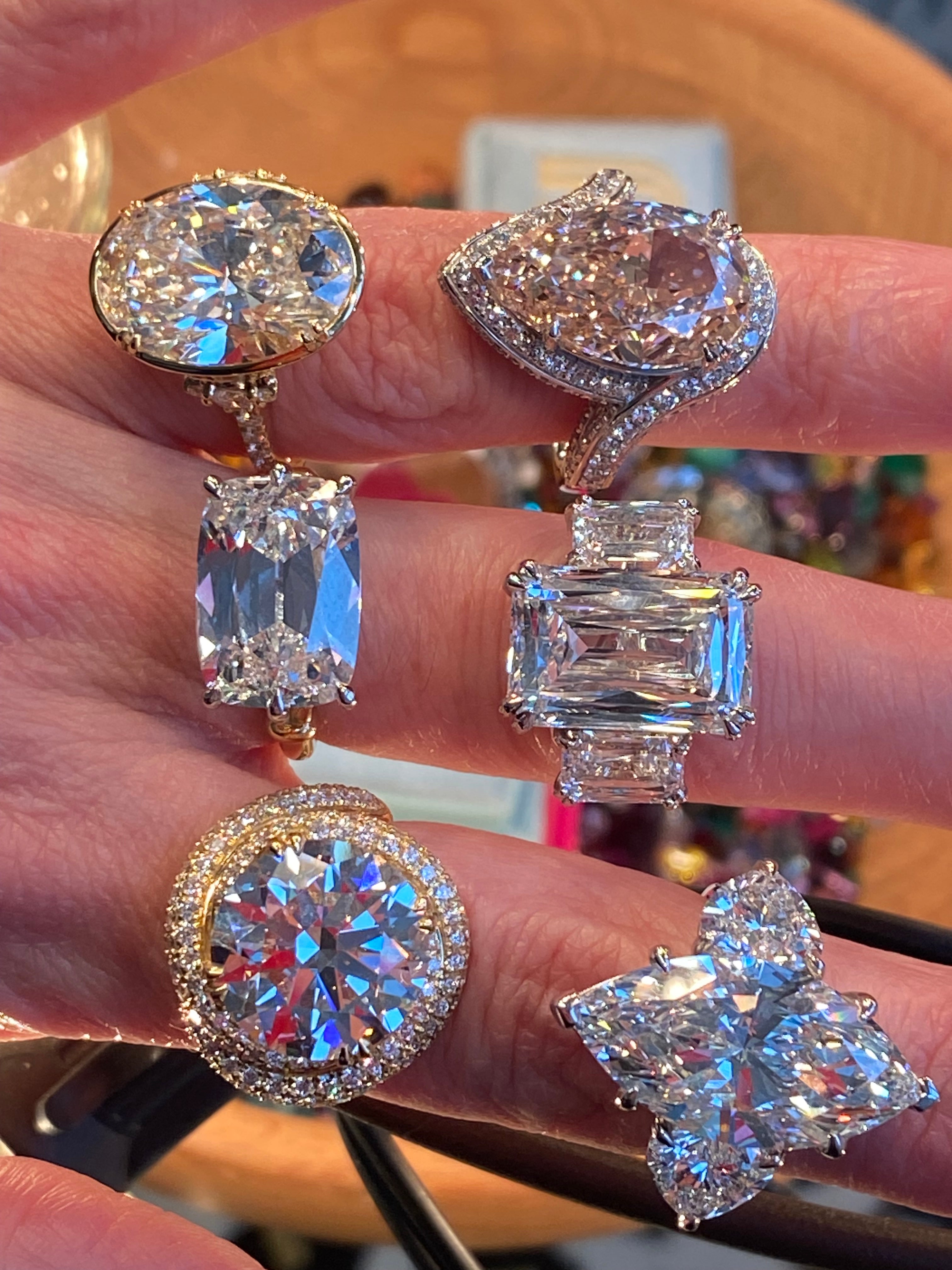 10.04 Carat Oval Cut Lab Diamond Solitaire Engagement Ring in 18ct Yellow Gold