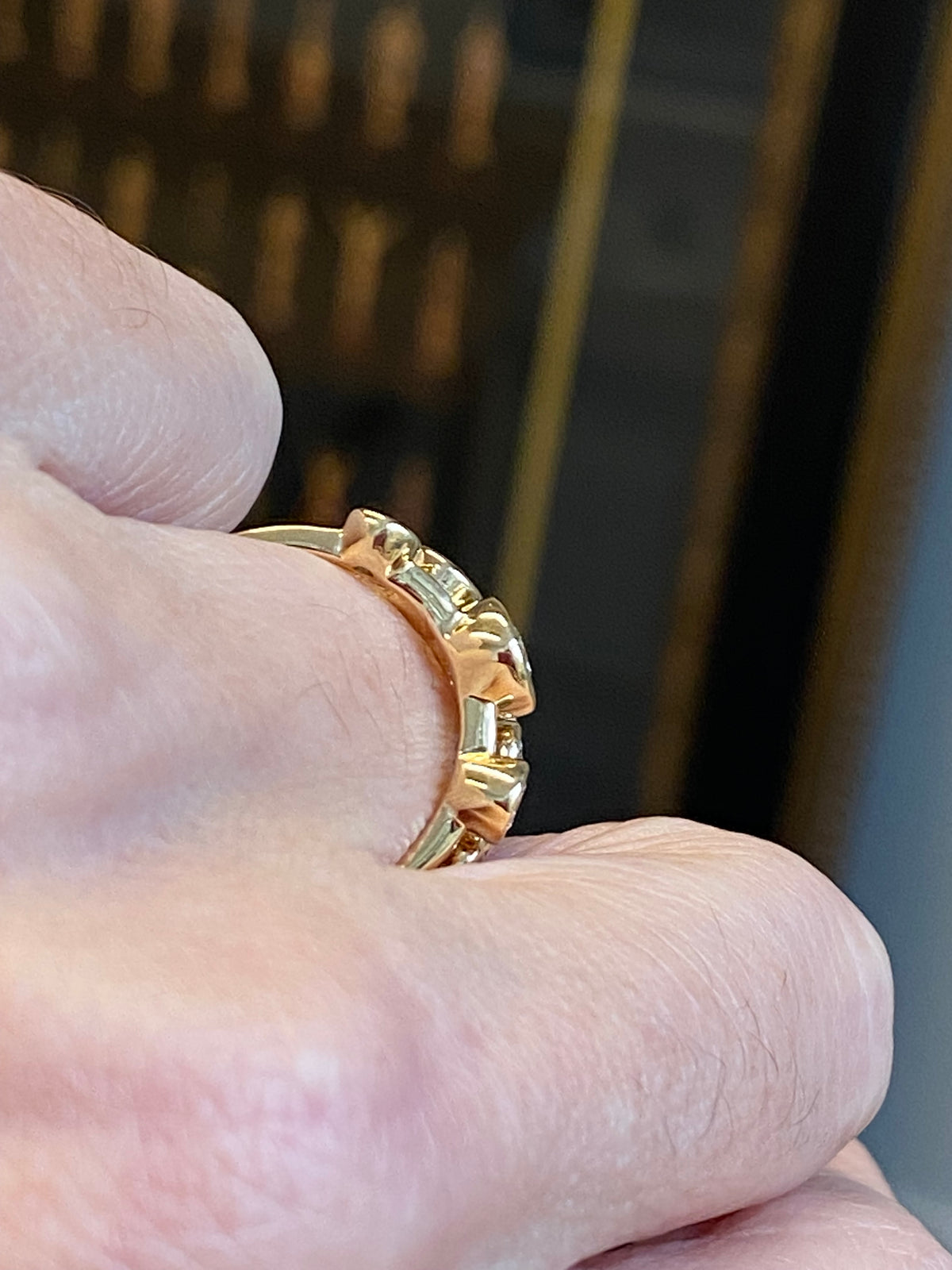 0.82 CTW Natural Diamond Ring in 18ct Yellow Gold