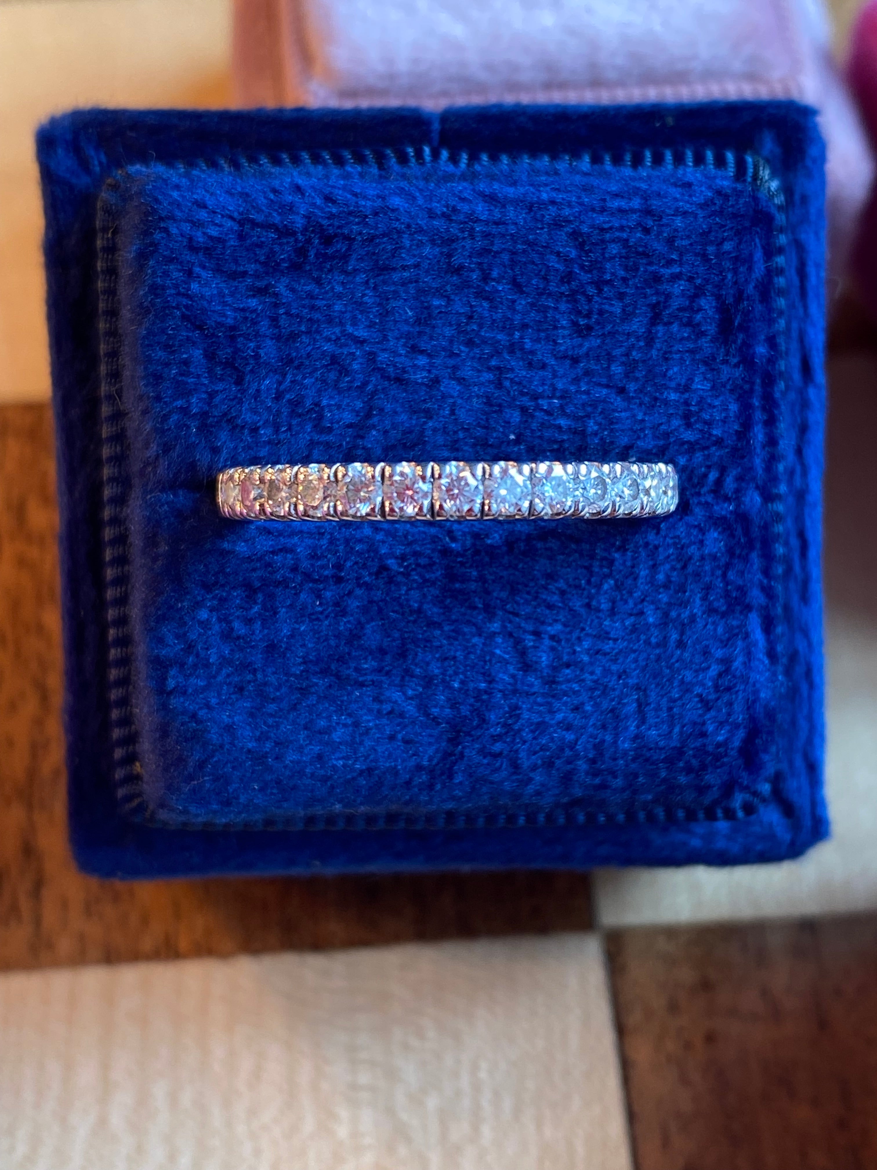 0.55ctw Moissanite Eternity Stacking Ring