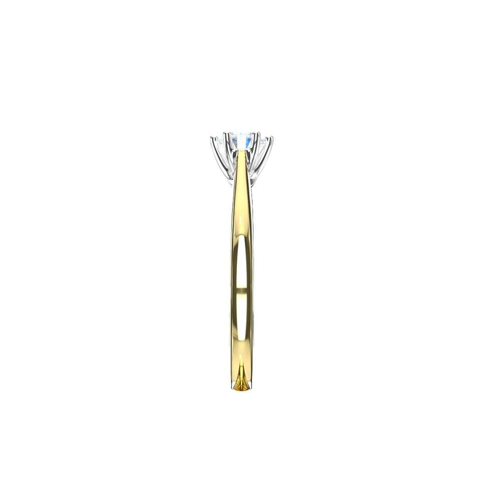 2.00 CT + Round Brilliant Lab Grown Diamond Six Claw Solitaire Engagement Ring, at Least F Colour / VVS Clarity