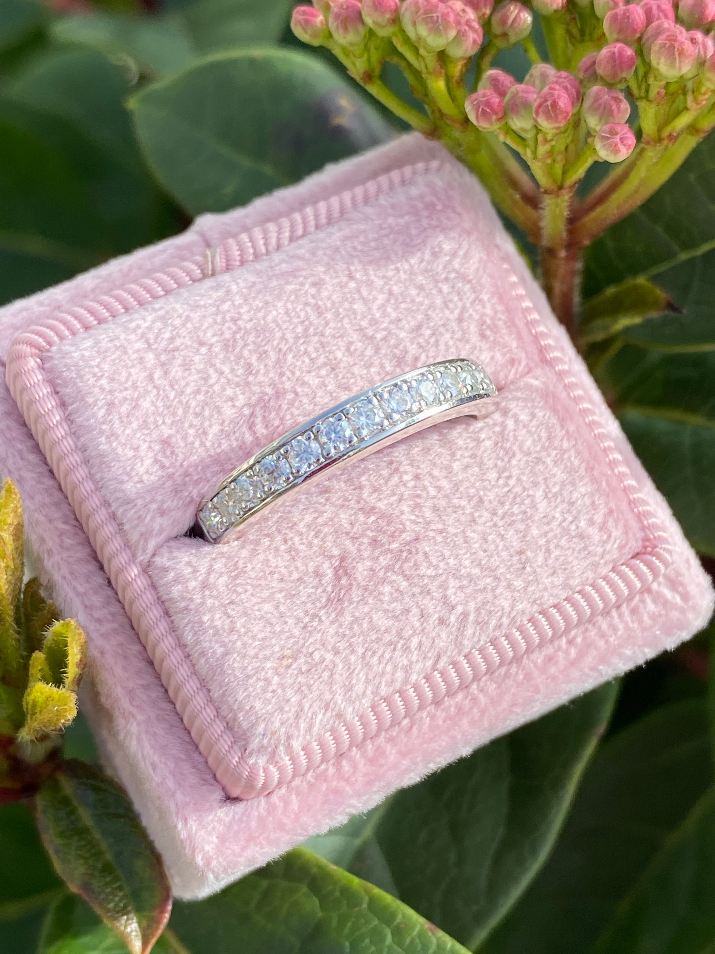 0.50ctw Moissanite Eternity Stacking Ring