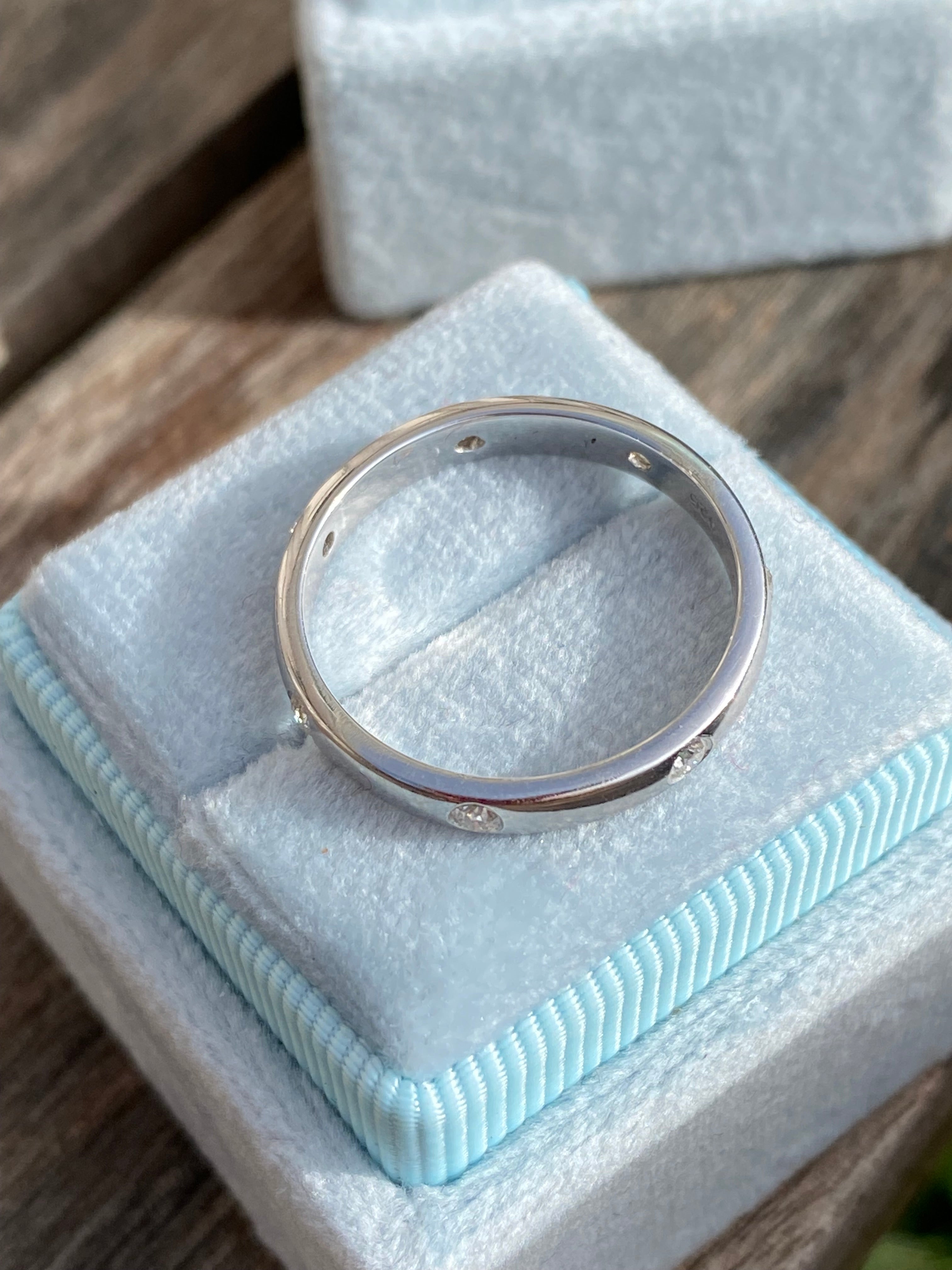 0.25ctw Moissanite Eternity Stacking Ring