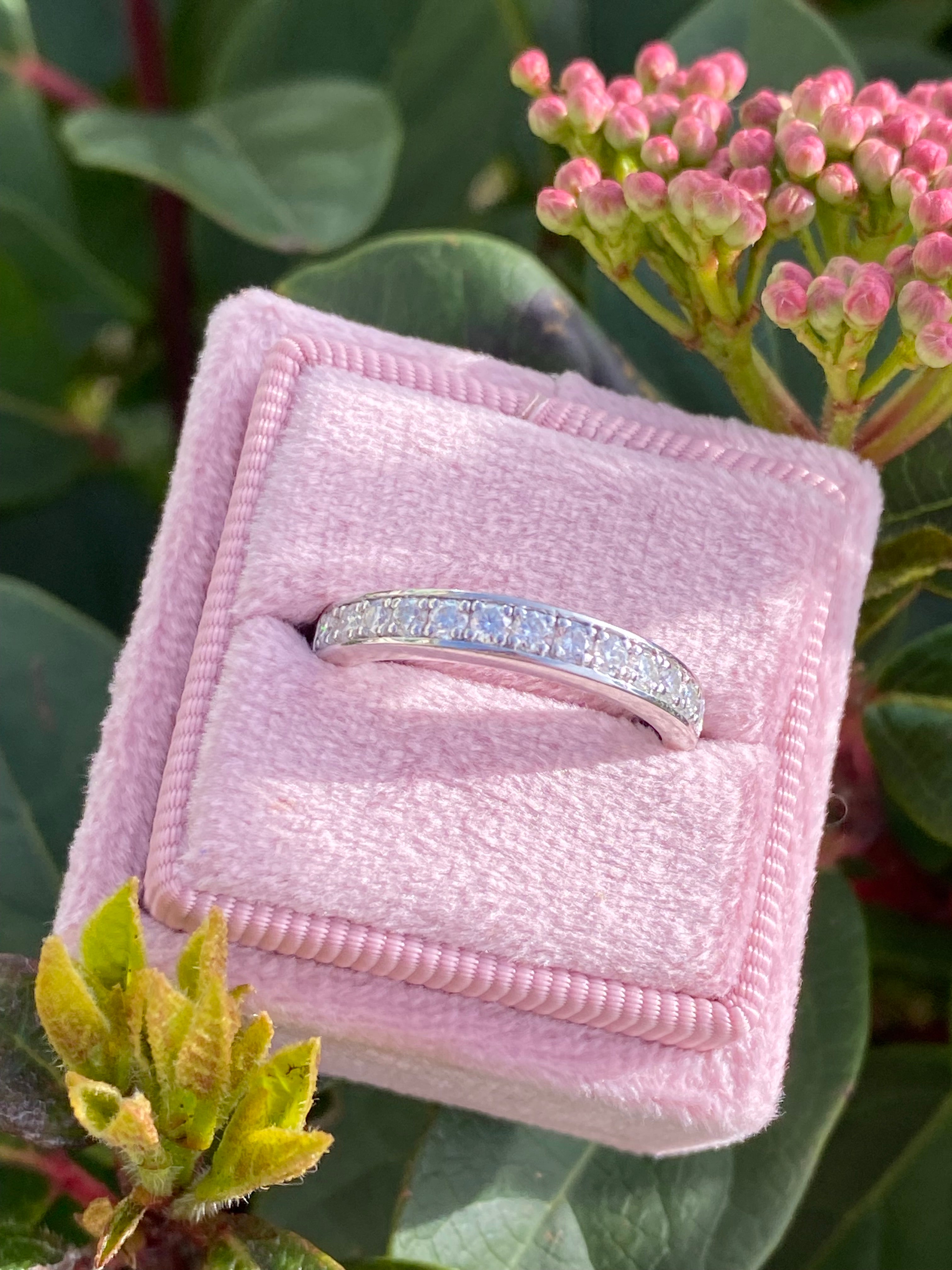 0.50ctw Moissanite Eternity Stacking Ring