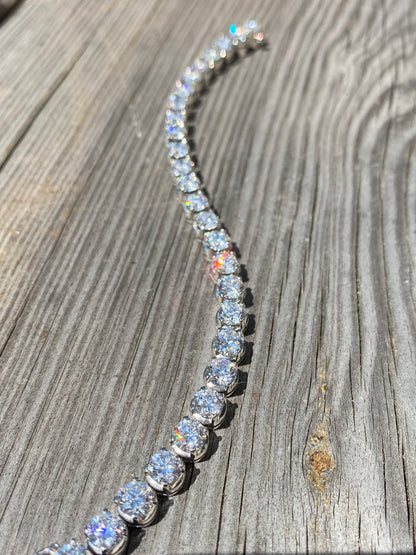 17.00 CTW Lab Grown Diamond Tennis Bracelet in Platinum