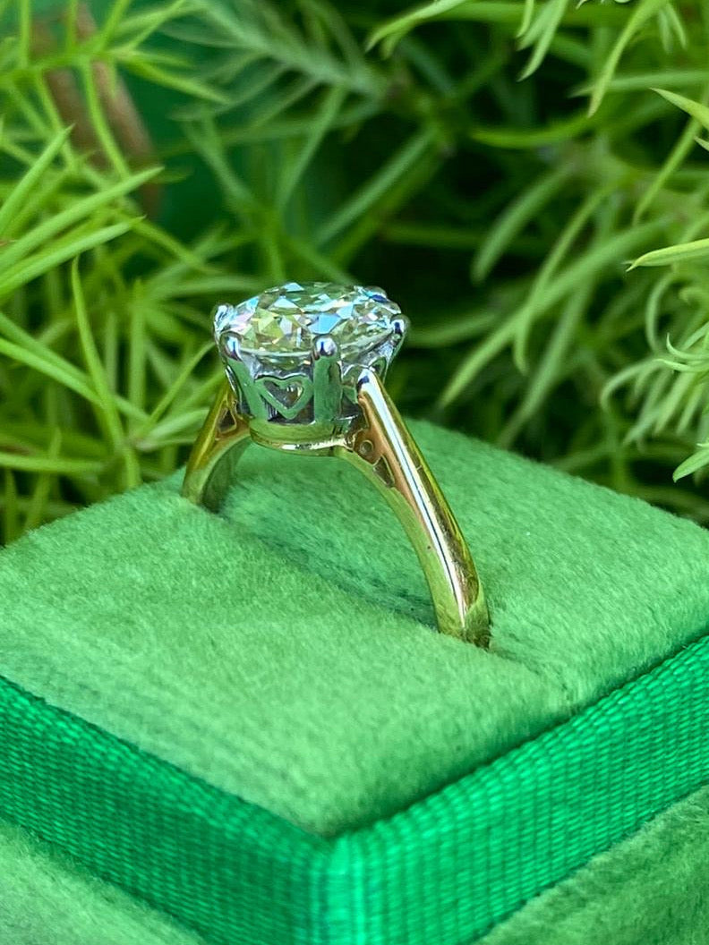 Heritage 2.00 CT + Old Cut Lab Grown Diamond Solitaire Engagement Ring, at Least F Colour / VS Clarity