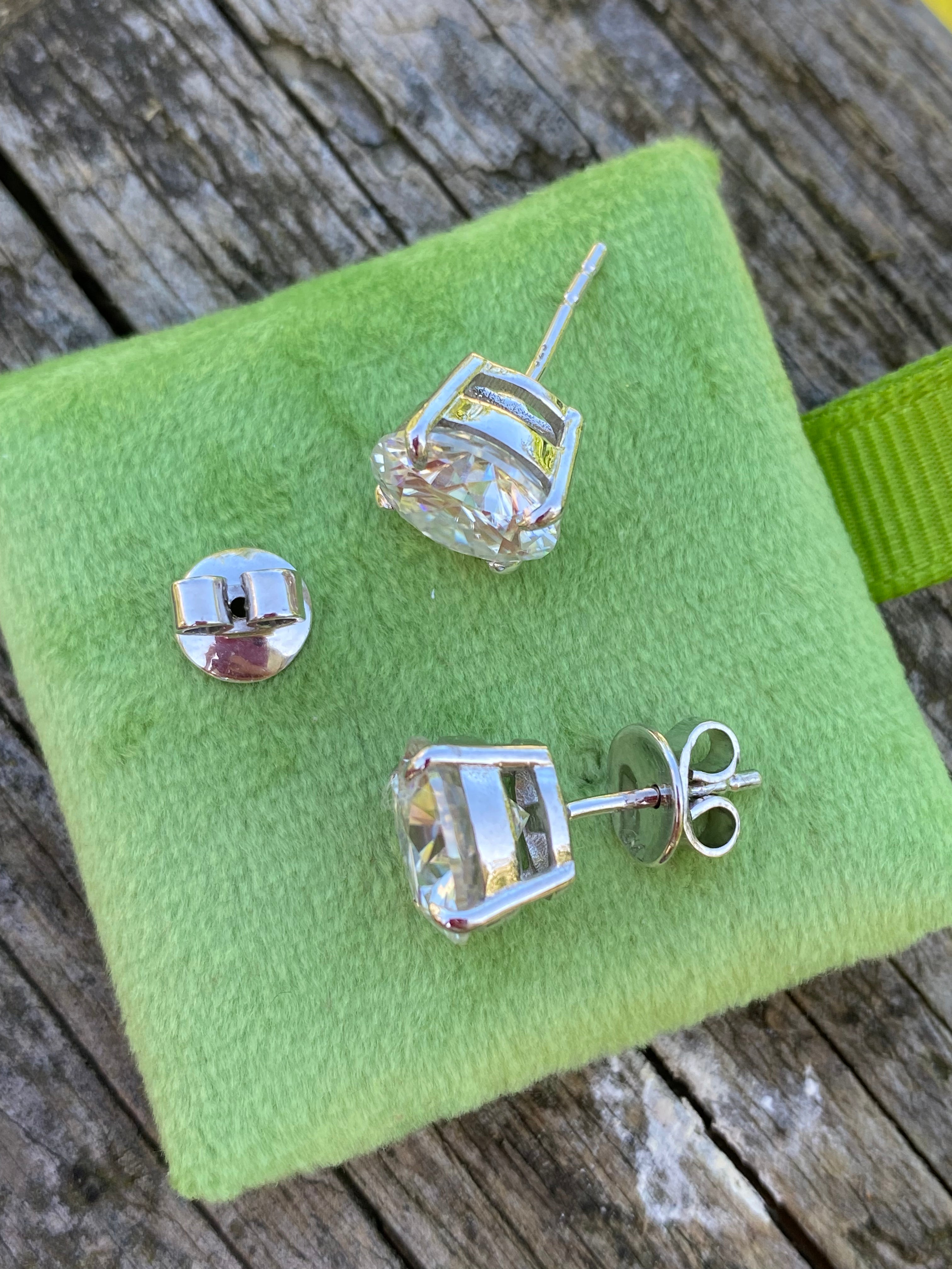 6.00 CTW Moissanite Stud Earrings