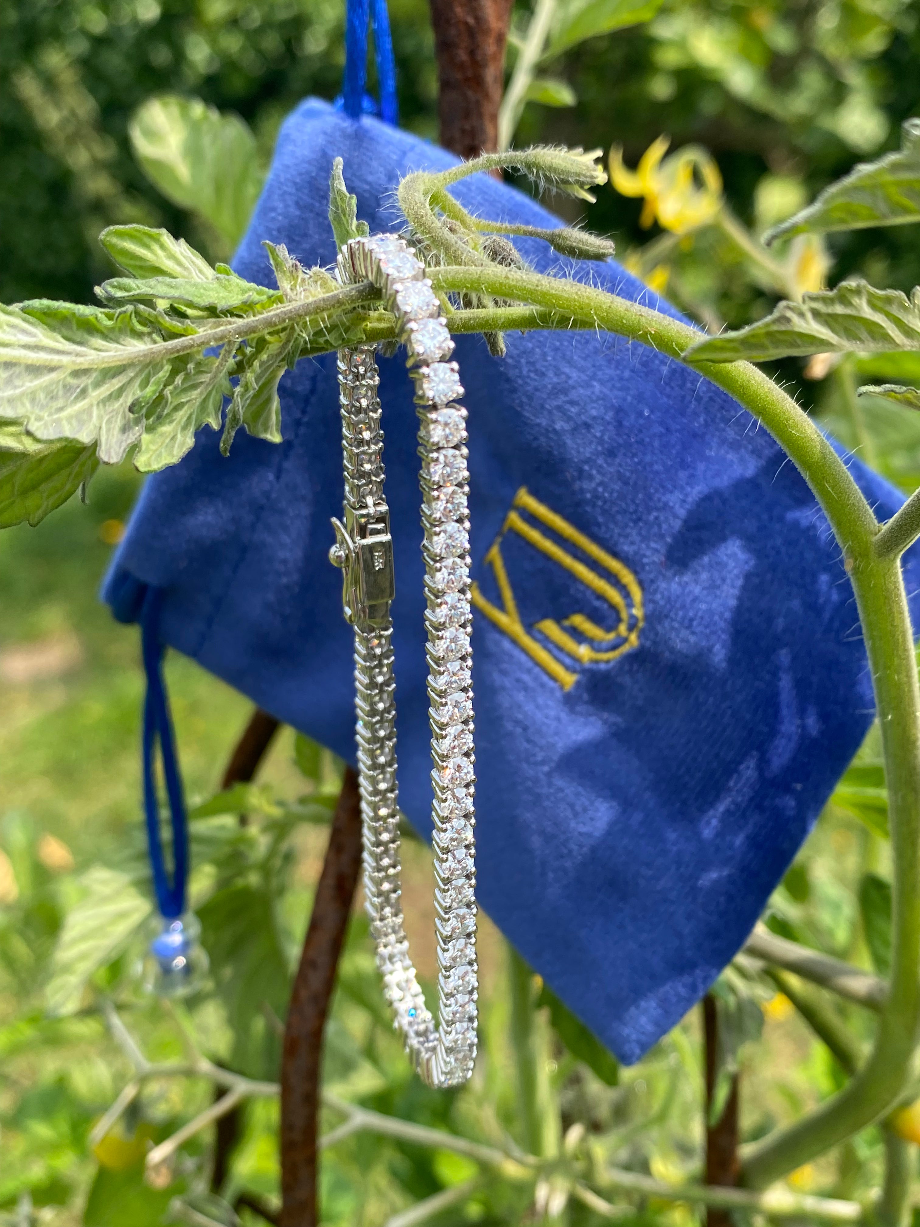 5.50 CTW Moissanite Tennis Bracelet in Sterling Silver