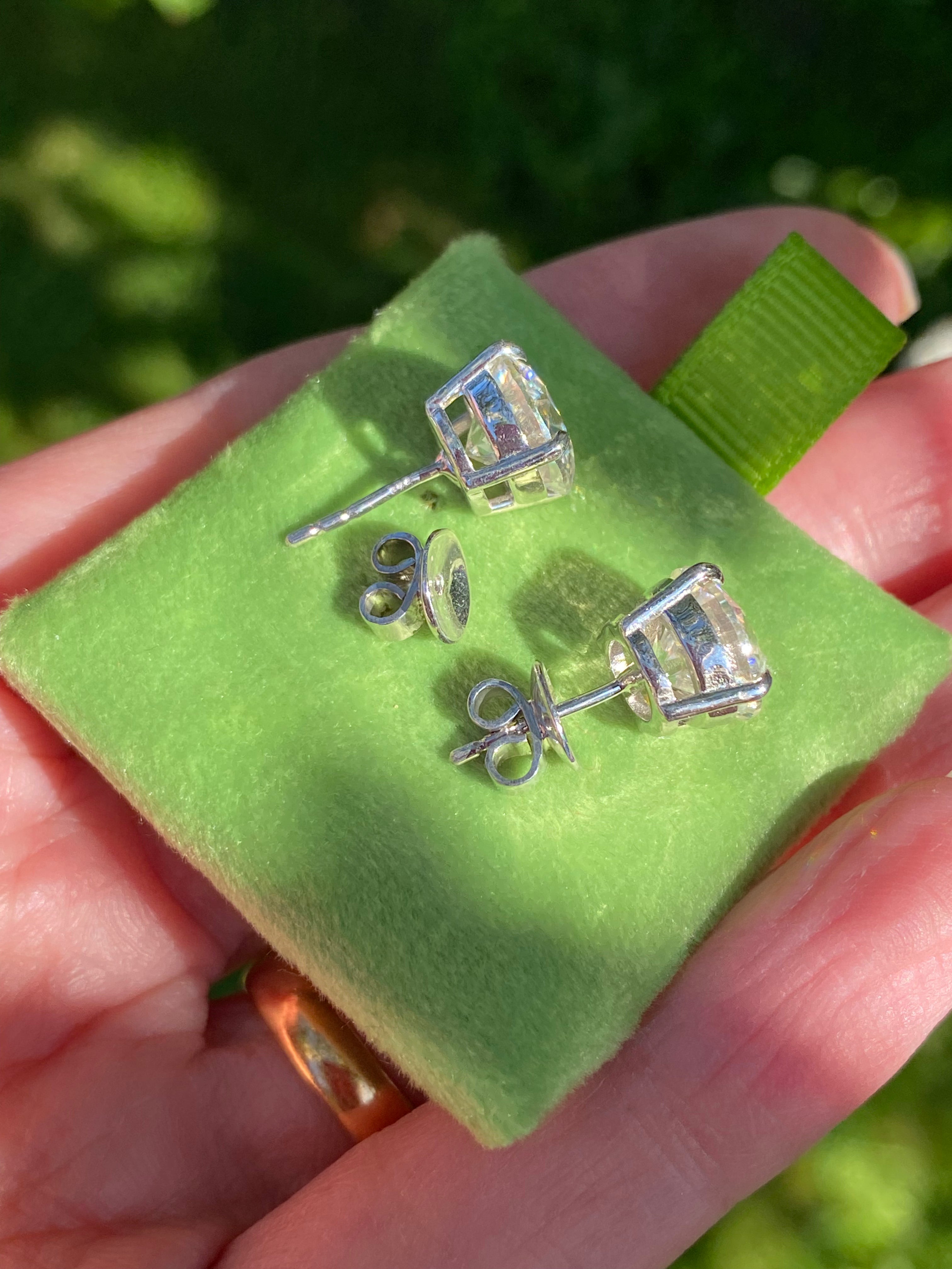 6.00 CTW Moissanite Stud Earrings