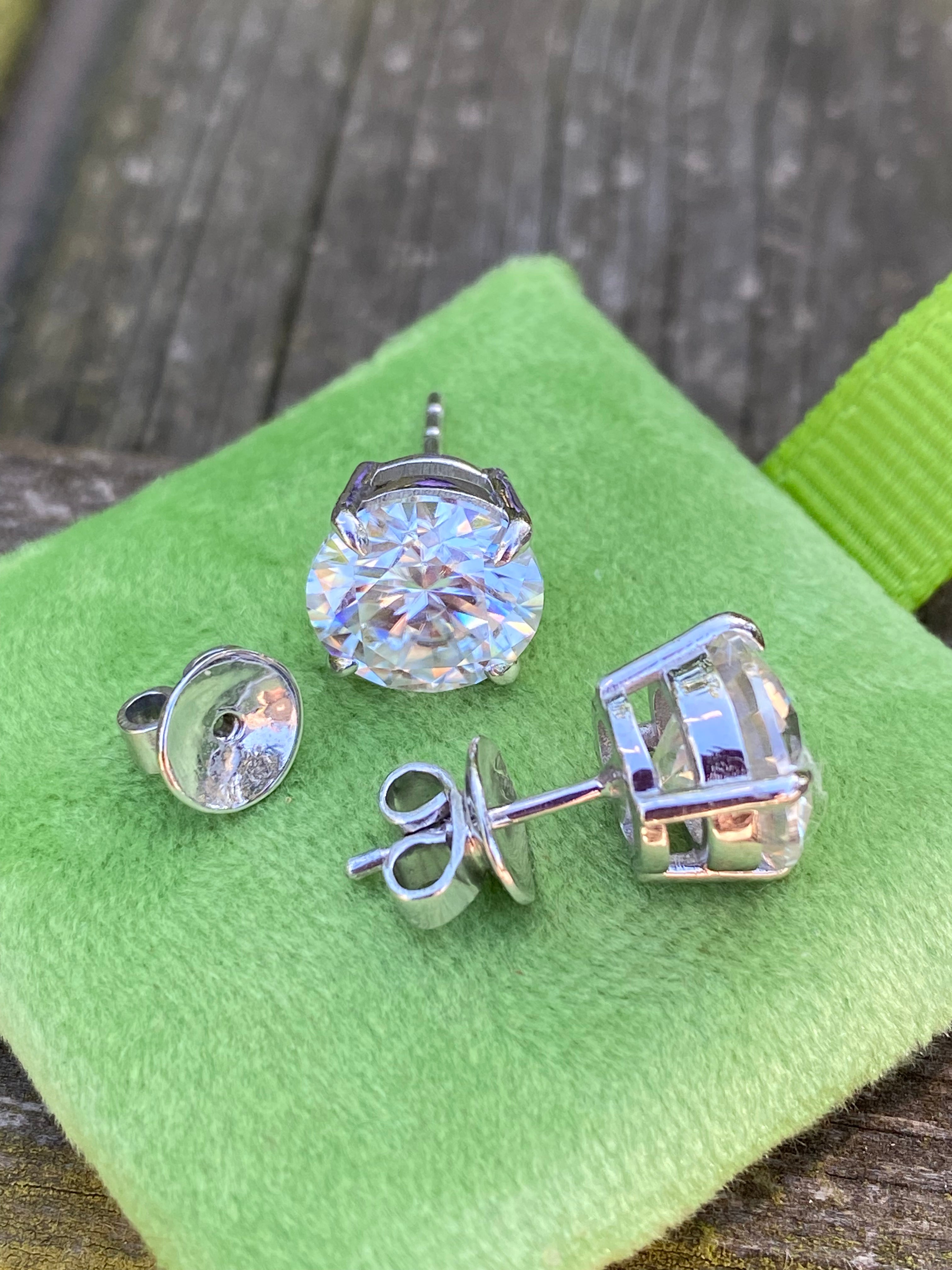 6.00 CTW Moissanite Stud Earrings