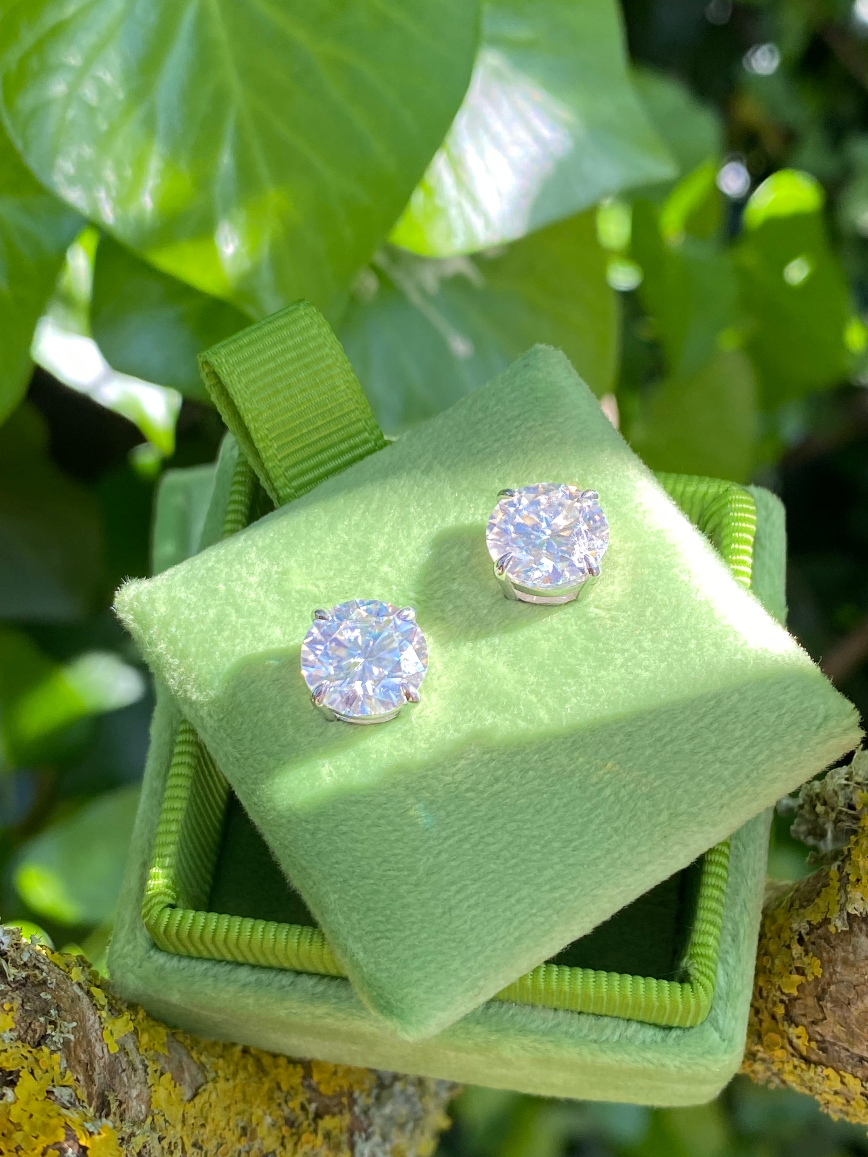 6.00 CTW Moissanite Stud Earrings